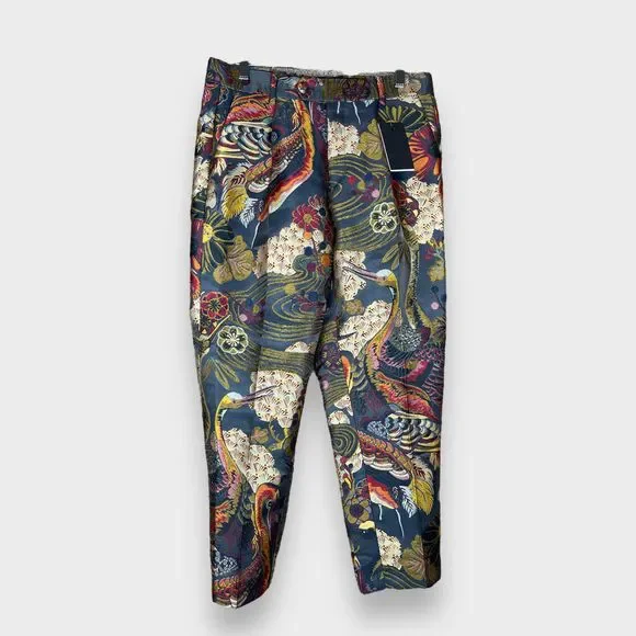 NWT ASOS EDITION Slim Suit 2-pc Jacket 38 Pants 31x30 Jacquard LIMITED EDITION - Picture 7 of 8